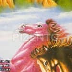 Tranh Mã Đáo Thành Công đá vụn thạch anh mệnh Hỏa (17)