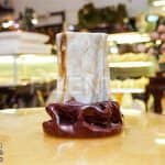 Trụ gỗ hóa thạch trắng nâu (1)