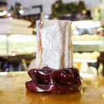Trụ gỗ hóa thạch trắng nâu (3)