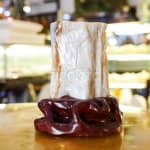 Trụ gỗ hóa thạch trắng nâu (4)